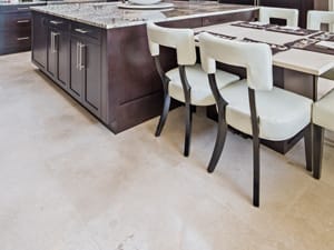 Limestone floor care