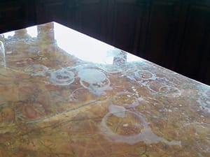 Remove Ring-Shaped Marks on Marble